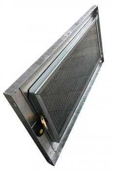 Stahlkellerfenster 1-flüglig 60 x 40cm ESG-Verglasung, Schrauben, Maueranker, Insektenschutz, Sicherungsschloss